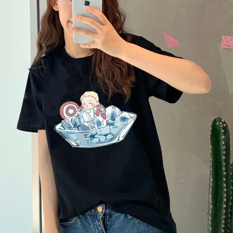 Disney American Cartoon Superhero Harajuku Print Casual Fashion T-shirt Trendy Female Cute Tops Short Sleeve Spiderman y2k Tee
Disney American Cartoon Superhero Harajuku Print Casual Fashion T-shirt Trendy Female Cute Tops Short Sleeve Spiderman y2k Tee