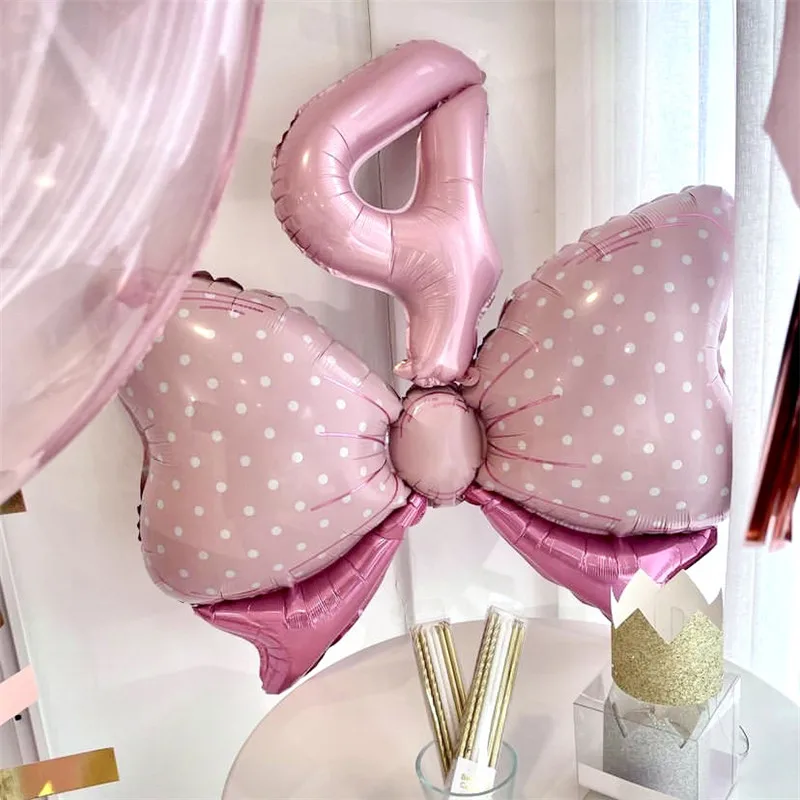 1pc Large Blue Pink Bow Foil Balloons Kids Birthday Party Decoration Girl Gift Inflated Rosette Globos Baby Shower Helium Ballon
1pc Large Blue Pink Bow Foil Balloons Kids Birthday Party Decoration Girl Gift Inflated Rosette Globos Baby Shower Helium Ballon