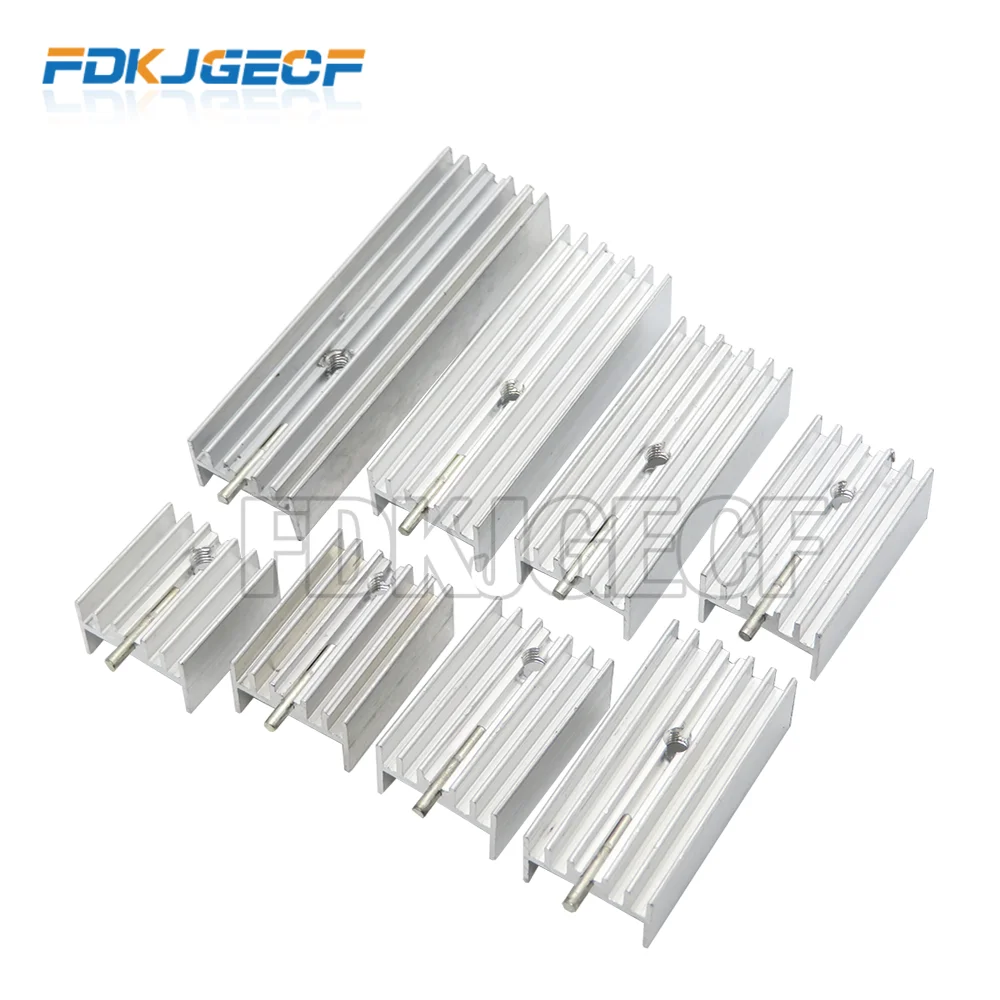 10pcs cooling aluminium plates TO-220 white dissipation With needle/Without needle Radiator Custom Aluminum heatsink
10pcs cooling aluminium plates TO-220 white dissipation With needle/Without needle Radiator Custom Aluminum heatsink