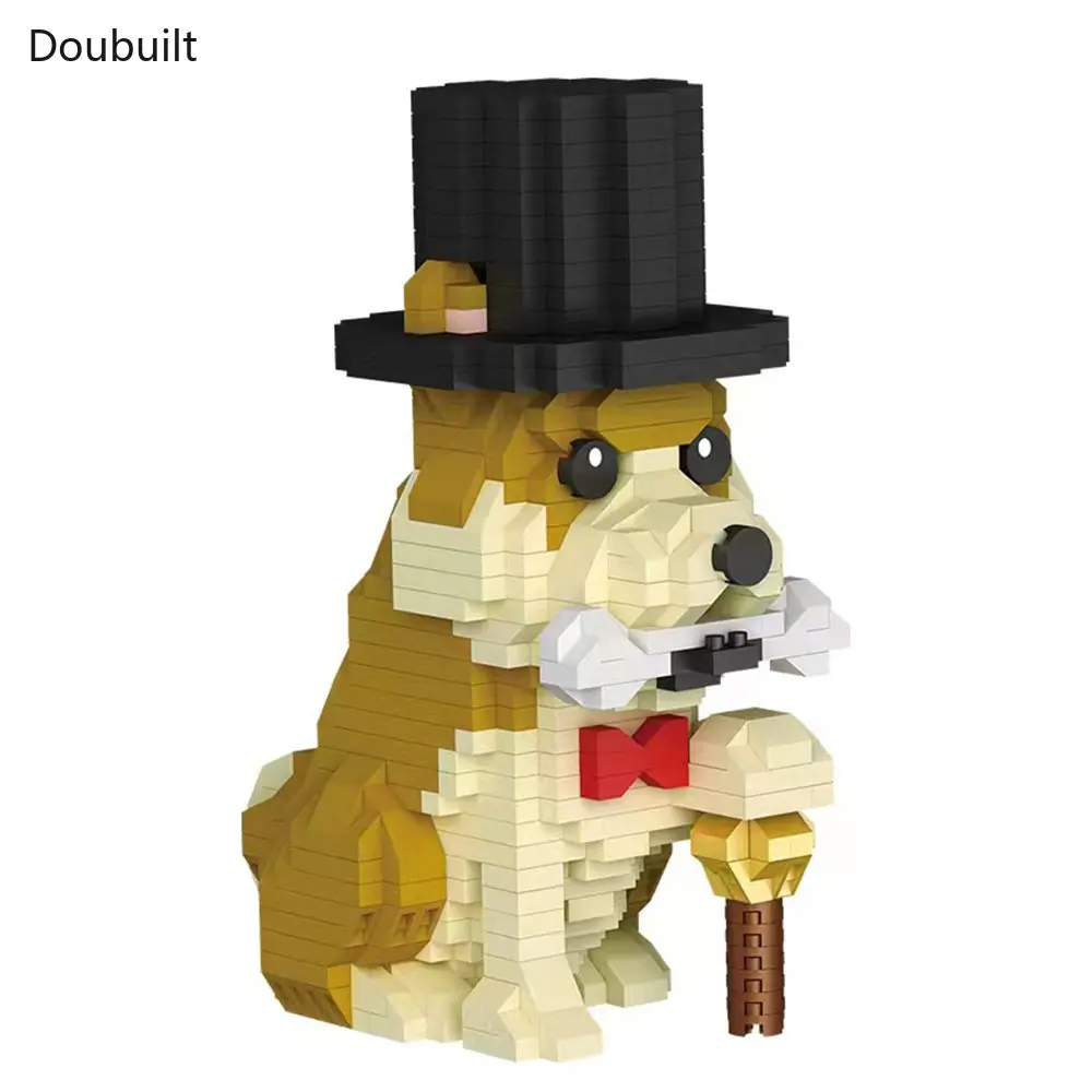 Doubuilt Dog Model Micro Mini Building Blocks Children Assemble Toys or Beginner Cute Shiba Inu Hughes Basset Pet Style Brick
Doubuilt Dog Model Micro Mini Building Blocks Children Assemble Toys or Beginner Cute Shiba Inu Hughes Basset Pet Style Brick