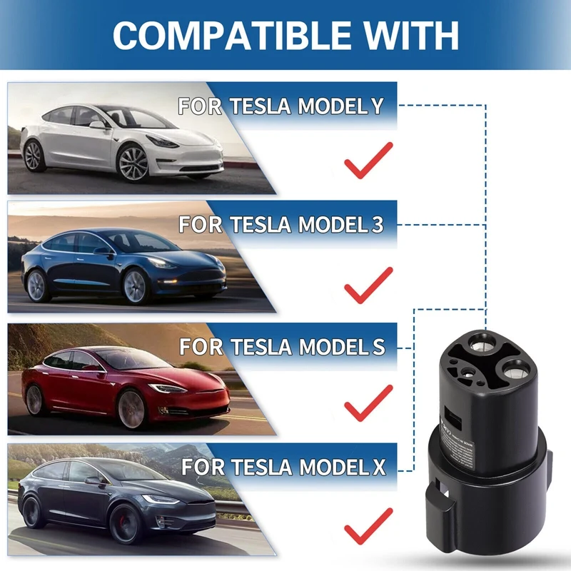 For SAE J1772 To Tesla Charging Adapter With Charger Lock Parts Accessories For Tesla Model 3 Y S X
For SAE J1772 To Tesla Charging Adapter With Charger Lock Parts Accessories For Tesla Model 3 Y S X