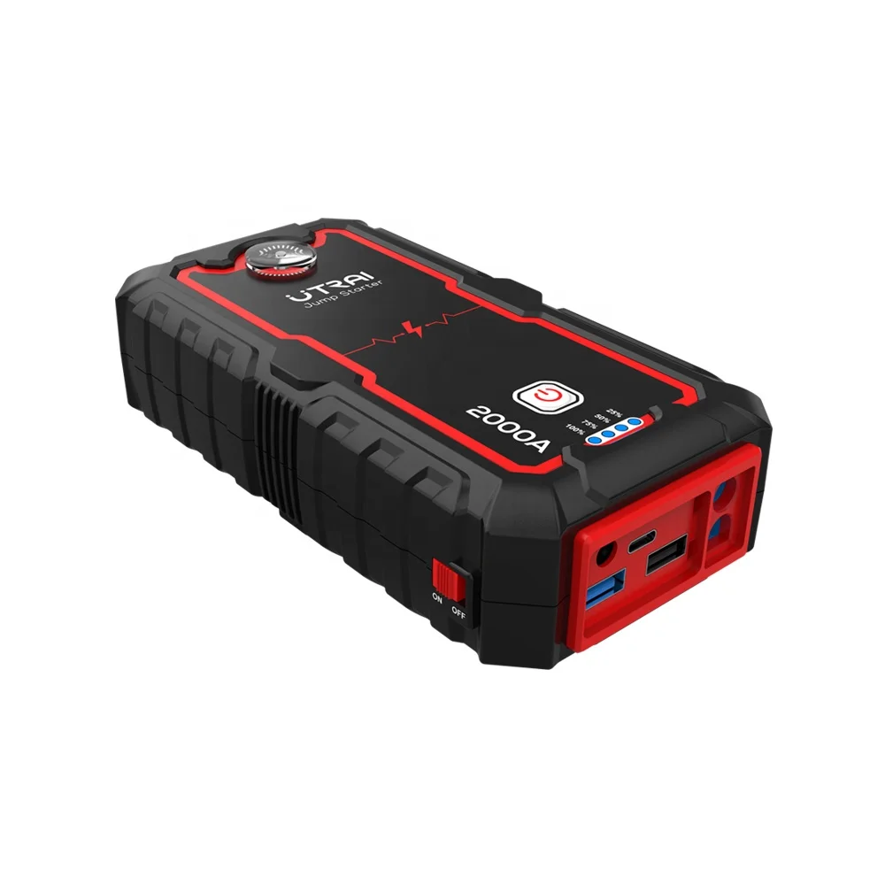 UTRAI Jstar one 12V Car Jump Starter 22000mAh 2000 Peak Battery Booster Portable Emergency Tool Power Pack 8.0L Gas 60L Diesel
UTRAI Jstar one 12V Car Jump Starter 22000mAh 2000 Peak Battery Booster Portable Emergency Tool Power Pack 8.0L Gas 60L Diesel