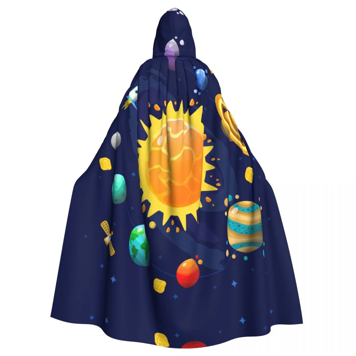Space Universe Composition Hooded Cloak Polyester Unisex Witch Cape Costume Accessory
Space Universe Composition Hooded Cloak Polyester Unisex Witch Cape Costume Accessory
