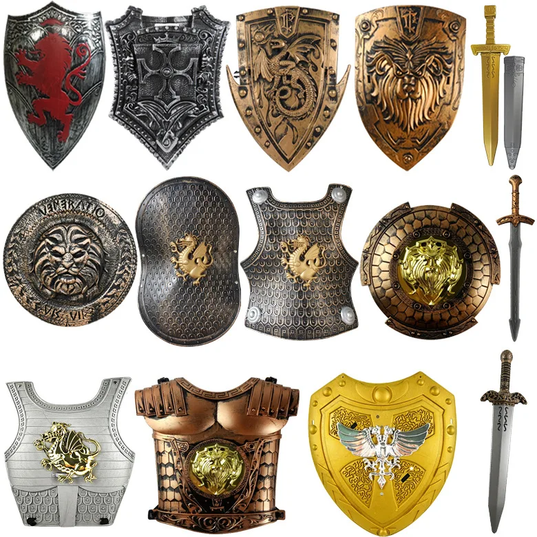 Армированный щит Warrior, детский меч, оружие, игрушка для Хэллоуина, одежда для косплея, реквизит День рождения детей, мальчика праздничные аксессуары на подарок
Армированный щит Warrior, детский меч, оружие, игрушка для Хэллоуина, одежда для косплея, реквизит День рождения детей, мальчика праздничные аксессуары на подарок