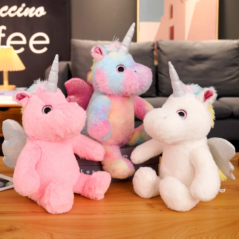 LED Glowing Colorful Sitting Unicorn Stuffed Animal Toys Super Soft Plush Light Up Dolls Kids Girls Romantic Gifts Birthday
LED Glowing Colorful Sitting Unicorn Stuffed Animal Toys Super Soft Plush Light Up Dolls Kids Girls Romantic Gifts Birthday