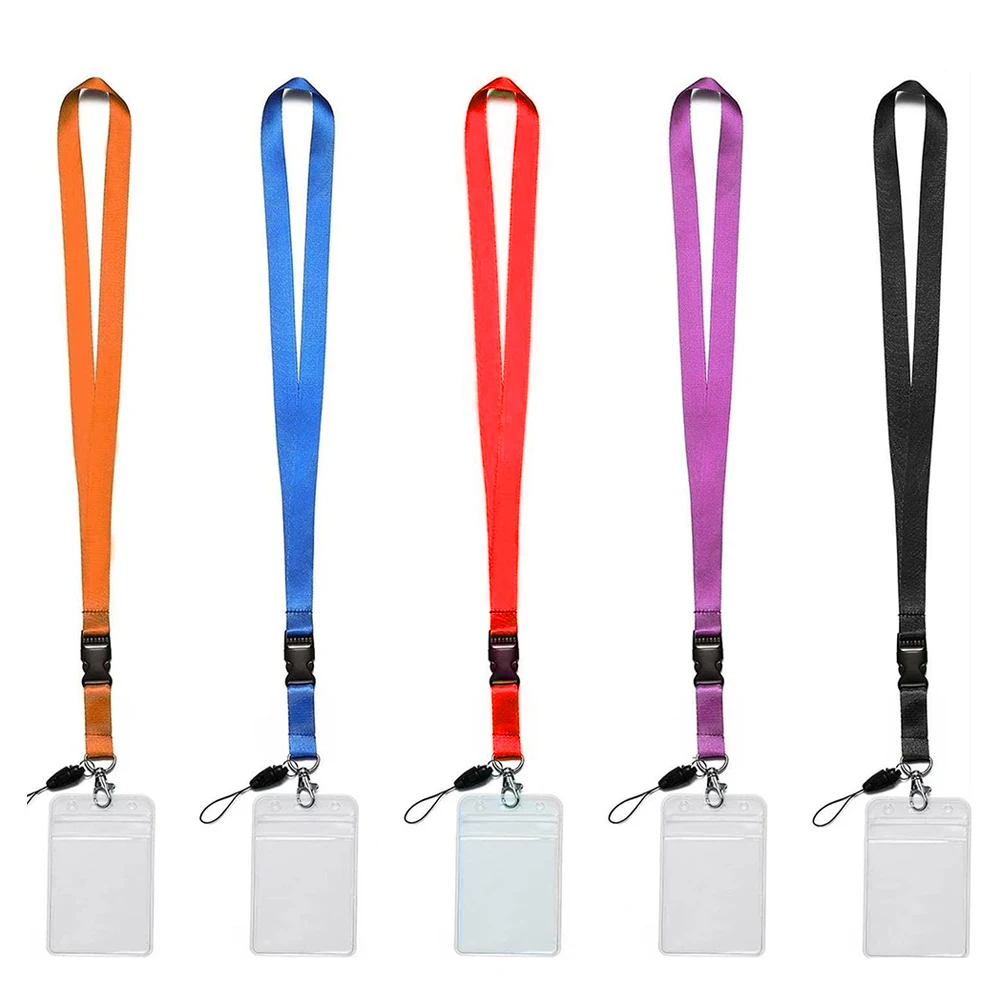 5pcs Neck Strap Lanyard With ID Card Holder Waterproof Men Women Durable Office Badge Lanyard Set Student ID Card Bus Card
5pcs Neck Strap Lanyard With ID Card Holder Waterproof Men Women Durable Office Badge Lanyard Set Student ID Card Bus Card
