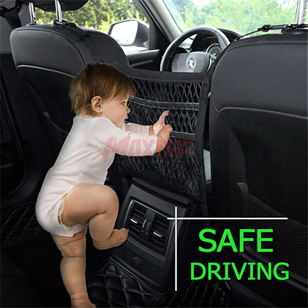 3-Layer Car Between Seat Back Mesh Organizer Net Bag Kids Kids Pet Barrier Elastic Backseat Cargo Tissue Purse Interior Holder
3-Layer Car Between Seat Back Mesh Organizer Net Bag Kids Kids Pet Barrier Elastic Backseat Cargo Tissue Purse Interior Holder