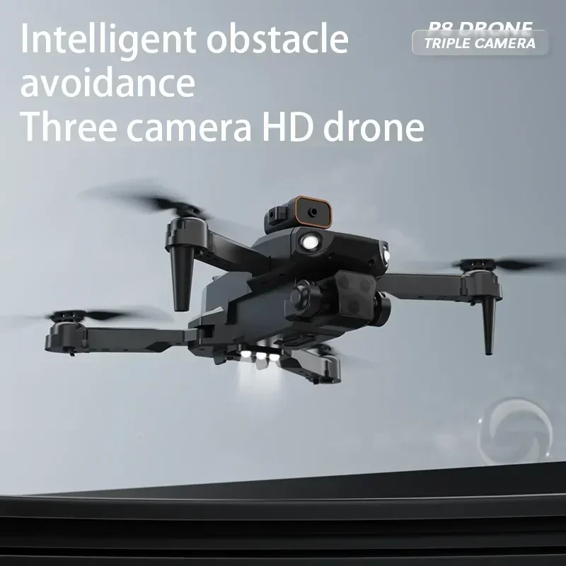 HJ New Professional Obstacle Avoidance Foldable Quadcopter Gifts Toys P8 Pro 8K Dual HD Camera 5G Brushless Motor DroneToy
HJ New Professional Obstacle Avoidance Foldable Quadcopter Gifts Toys P8 Pro 8K Dual HD Camera 5G Brushless Motor DroneToy