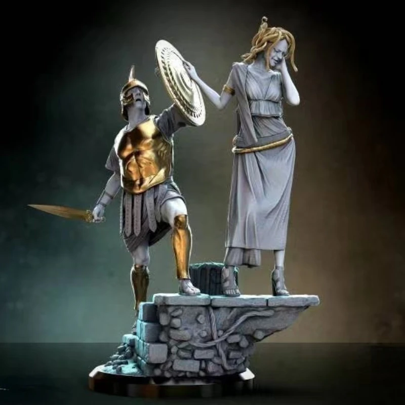 Resin Figure Medusa and Greek Warrior 1/24 Scale 95mm Total Height Model Kit Diy Unassembled Figurines Unpainted Diorama Toys
Resin Figure Medusa and Greek Warrior 1/24 Scale 95mm Total Height Model Kit Diy Unassembled Figurines Unpainted Diorama Toys