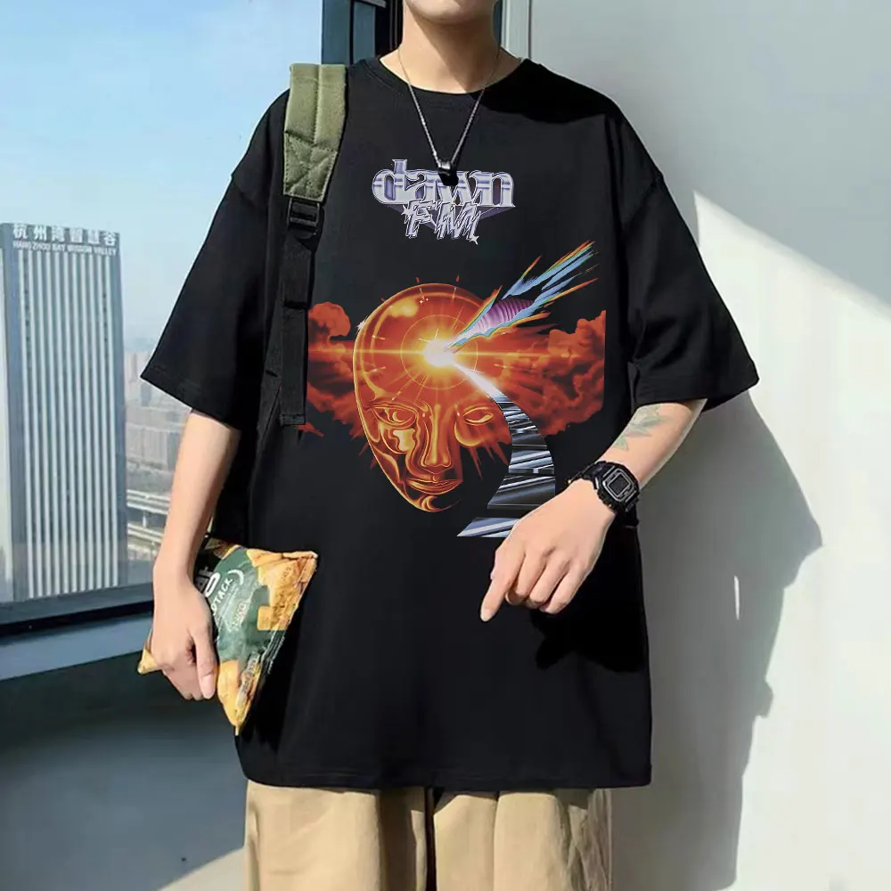 Dawn FM The Weeknd Graphic T Shirt Men Women Hip Hop Casual Crewneck Cotton Tshirt Man Black Summer Novelty Tees Short Sleeves 
Dawn FM The Weeknd Graphic T Shirt Men Women Hip Hop Casual Crewneck Cotton Tshirt Man Black Summer Novelty Tees Short Sleeves