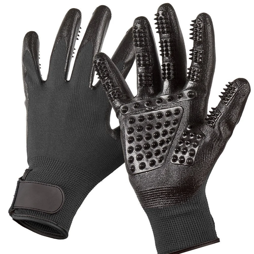Pet Hair Grooming Glove Cats Soft Rubber Pet Hair Remover Dog Horse Cat Shedding Bathing Massage Brush Clean Comb Animals
Pet Hair Grooming Glove Cats Soft Rubber Pet Hair Remover Dog Horse Cat Shedding Bathing Massage Brush Clean Comb Animals