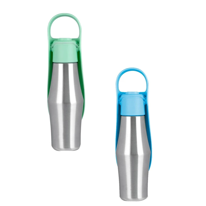 Portable Dog Water Bottle Stainless Steel Dog Travel Water Bottle With Drinking Feeder, Leak Proof Green 27Oz
Portable Dog Water Bottle Stainless Steel Dog Travel Water Bottle With Drinking Feeder, Leak Proof Green 27Oz