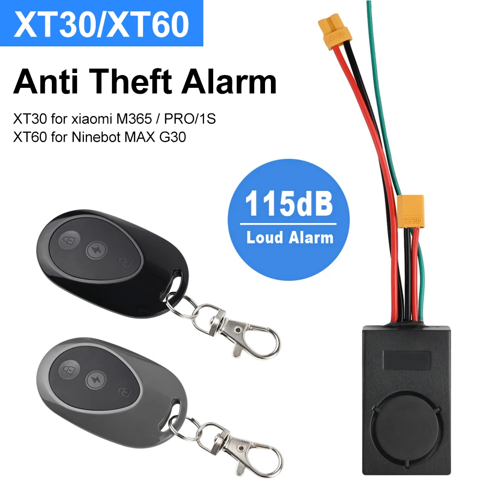 Electric Scooter Anti-Theft Alarm System 36V-55V Anti-Burglar Alarm 115dB Remote Control for Xiaomi M365/PRO/1S Ninebot MAX G30
Electric Scooter Anti-Theft Alarm System 36V-55V Anti-Burglar Alarm 115dB Remote Control for Xiaomi M365/PRO/1S Ninebot MAX G30