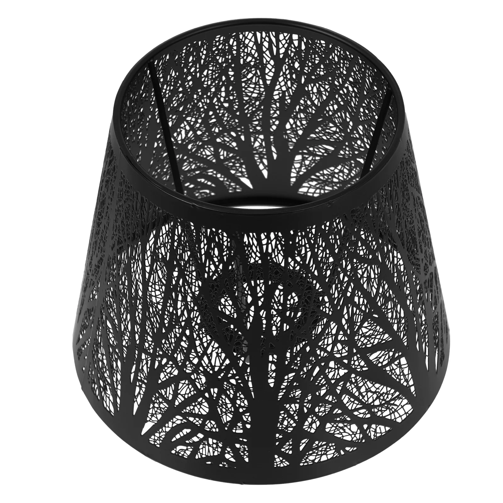 Wrought Iron Lampshade Light Cover Home Decoration Iron- Simple Style Black Bulb Accessory
Wrought Iron Lampshade Light Cover Home Decoration Iron- Simple Style Black Bulb Accessory