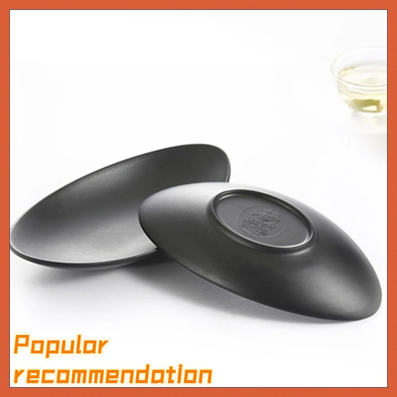 1 Pcs Deep Plate Oval Ingot Plate Frosted Black Hotel Japanese Dim Sum Seafood Sushi Plate Imitation Porcelain Tableware 
1 Pcs Deep Plate Oval Ingot Plate Frosted Black Hotel Japanese Dim Sum Seafood Sushi Plate Imitation Porcelain Tableware