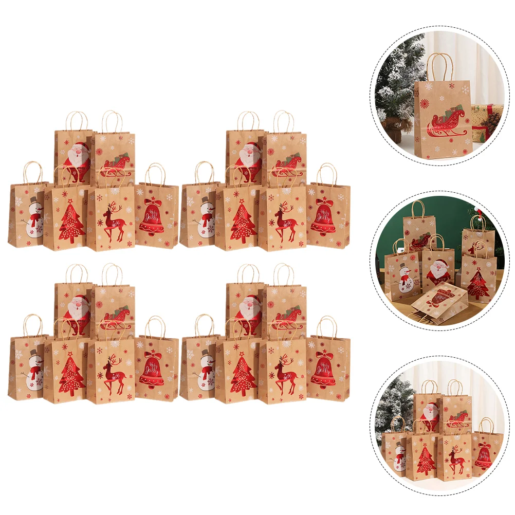 24 Pcs Portable Gift Bags Large Wrapping Presents Brown Paper Oversized Festival Small Medium
24 Pcs Portable Gift Bags Large Wrapping Presents Brown Paper Oversized Festival Small Medium
