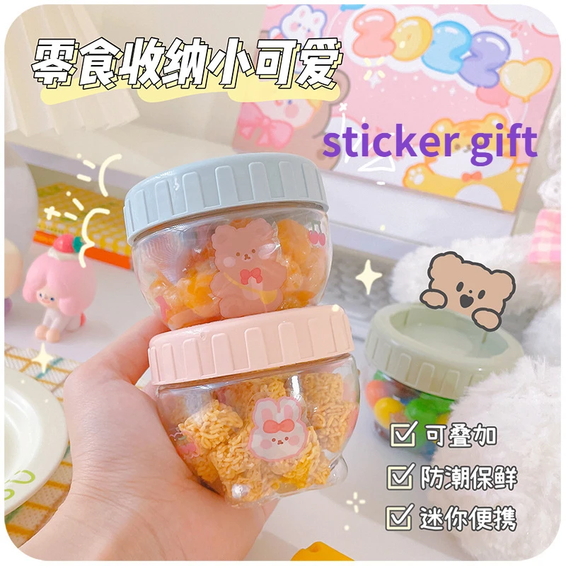 3pcs Food Grade Plastic Transparent Sealed Jars Cans Melon Seed Nuts Grain Bowls Candy Snack Dry Fruit Storage Boxes Container
3pcs Food Grade Plastic Transparent Sealed Jars Cans Melon Seed Nuts Grain Bowls Candy Snack Dry Fruit Storage Boxes Container