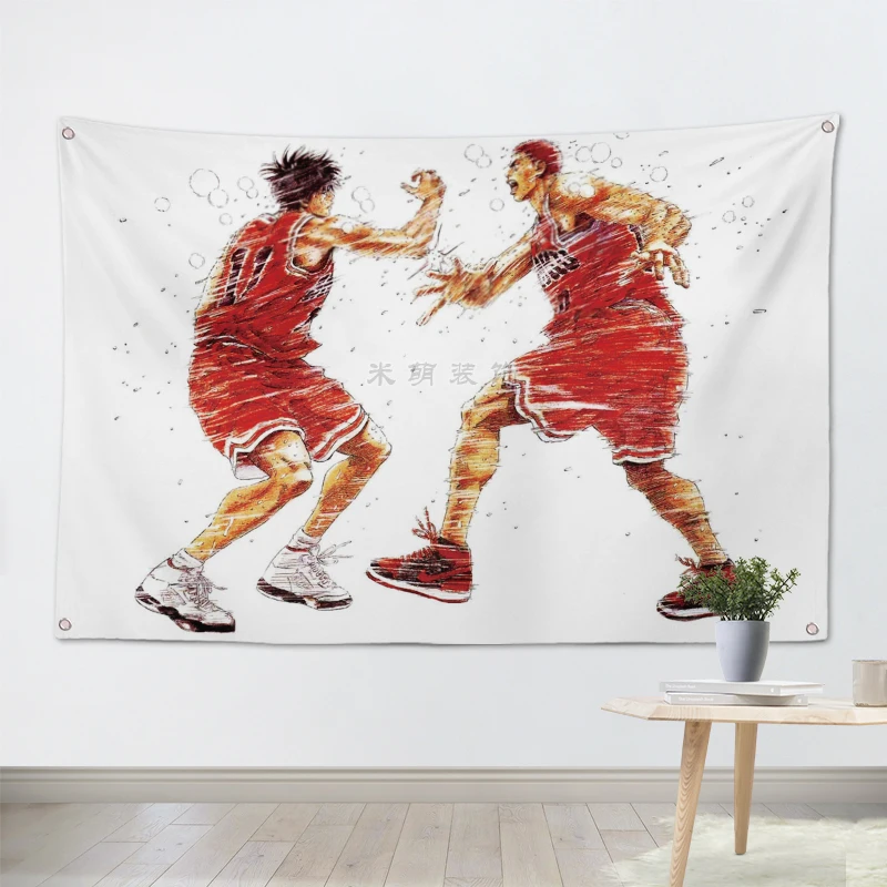 Slam dunk Anime Movies Poster Scrolls Flag Bar Cafes Hotel Theme Home Decoration Banners Hanging Art Waterproof Cloth Decor 
Slam dunk Anime Movies Poster Scrolls Flag Bar Cafes Hotel Theme Home Decoration Banners Hanging Art Waterproof Cloth Decor