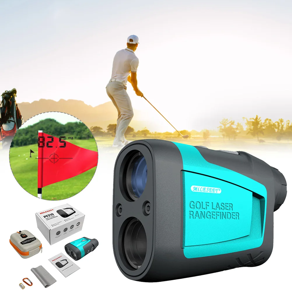 

PF210 Laser Rangefinder for Mileseey Angel Slope Compensation ±0.55yard Accuracy Flagpole-Lock Distance,Angle,Speed for Golf
