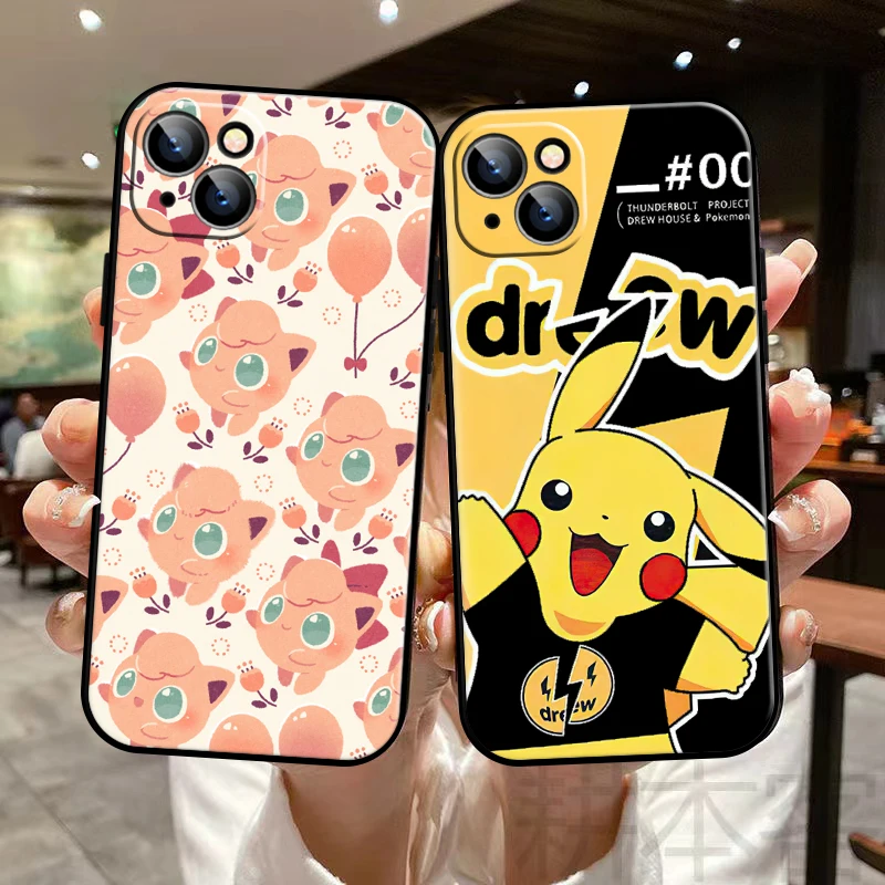 Pokemon Pikachu Pokémon Phone Case For Funda iPhone 13 11 Pro Max 12 Mini X XR XS Max 6 6s 7 8 Plus SE 2020 Liquid Silicon
Pokemon Pikachu Pokémon Phone Case For Funda iPhone 13 11 Pro Max 12 Mini X XR XS Max 6 6s 7 8 Plus SE 2020 Liquid Silicon