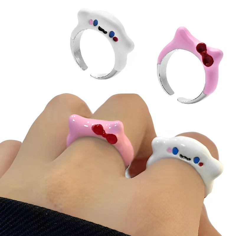 Anime Kawaii Sanrio Hello Kitty Ring Cartoon Sweet Cinnamoroll Korean Ins Couple Ring Student Girl Cute Jewelry Birthday Gift
Anime Kawaii Sanrio Hello Kitty Ring Cartoon Sweet Cinnamoroll Korean Ins Couple Ring Student Girl Cute Jewelry Birthday Gift