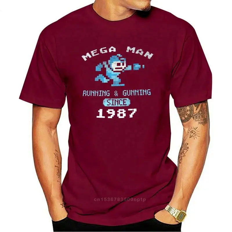 New Mega Man Mens T-Shirt - Megaman Running and Gunning Since 1987 Image Cartoon t shirt men Unisex 2021 Fashion tshirt
New Mega Man Mens T-Shirt - Megaman Running and Gunning Since 1987 Image Cartoon t shirt men Unisex 2021 Fashion tshirt