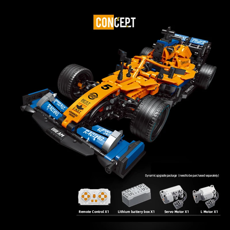 1:12 Scale Radio 2.4ghz Remote Control Vehicle Build Block Mclaren Spijker F1 Racing Car Formula One Champion Model Brick Rc Toy
1:12 Scale Radio 2.4ghz Remote Control Vehicle Build Block Mclaren Spijker F1 Racing Car Formula One Champion Model Brick Rc Toy