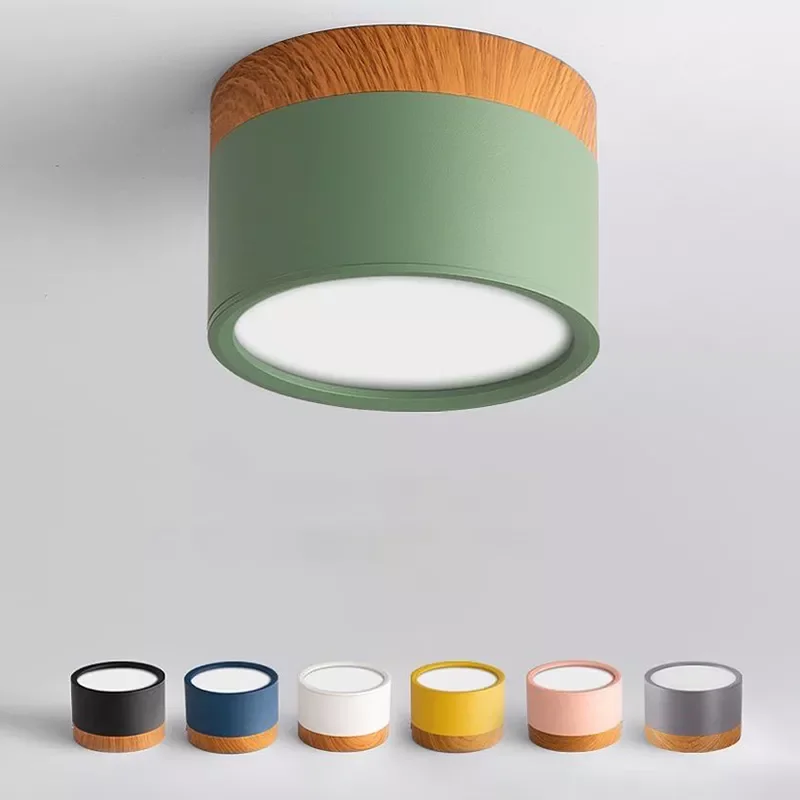 LED Downlight dimmable 5W 7W 9W12W15W Nordic wood modern Led surface mounted ceiling light spotlight, interior decoration ligh
LED Downlight dimmable 5W 7W 9W12W15W Nordic wood modern Led surface mounted ceiling light spotlight, interior decoration ligh