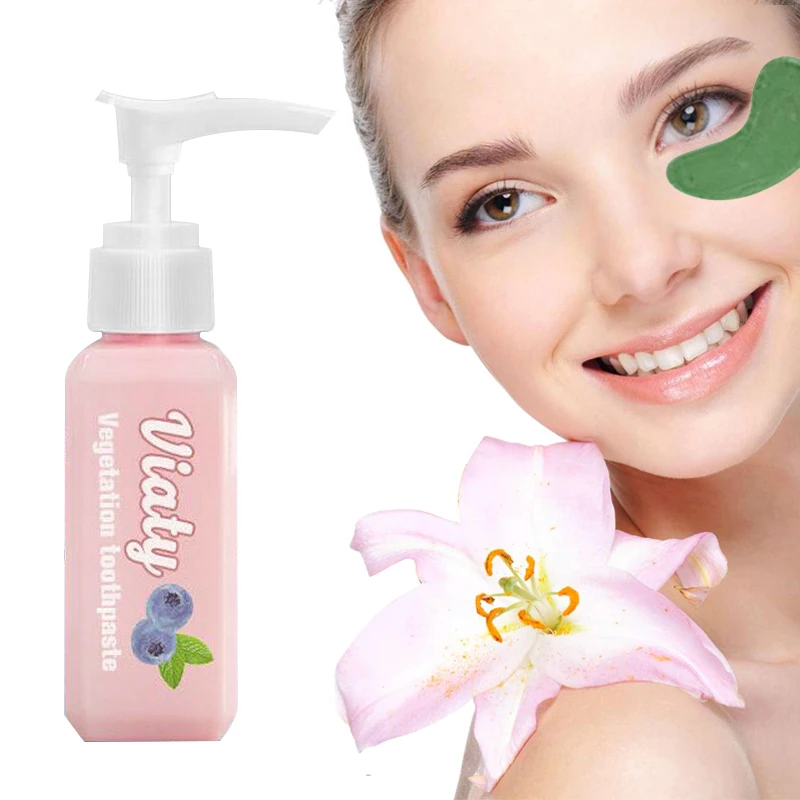 Viaty Toothpaste Stain Removal Teeth Whitening Fight Bleeding Gums Fresh SW Blueberry Pressing Oral care 30ml (Powder Bott) 
Viaty Toothpaste Stain Removal Teeth Whitening Fight Bleeding Gums Fresh SW Blueberry Pressing Oral care 30ml (Powder Bott)