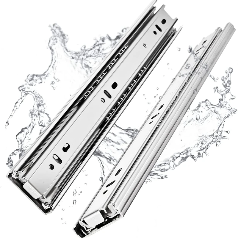 45mm Stainless Steel Rebound Model Drawer Slides Good Bearing Capacity Drawer Runners Suitable for Cabinets Furniture Hardware
45mm Stainless Steel Rebound Model Drawer Slides Good Bearing Capacity Drawer Runners Suitable for Cabinets Furniture Hardware