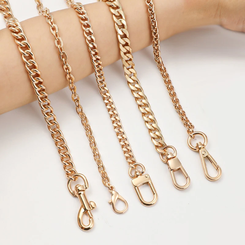 Metal Extension Chains Golden Bag Chain Accessories Underarm Crossbody Shoulder Belt Replacement Bag Strap For Women's Bag
Metal Extension Chains Golden Bag Chain Accessories Underarm Crossbody Shoulder Belt Replacement Bag Strap For Women's Bag