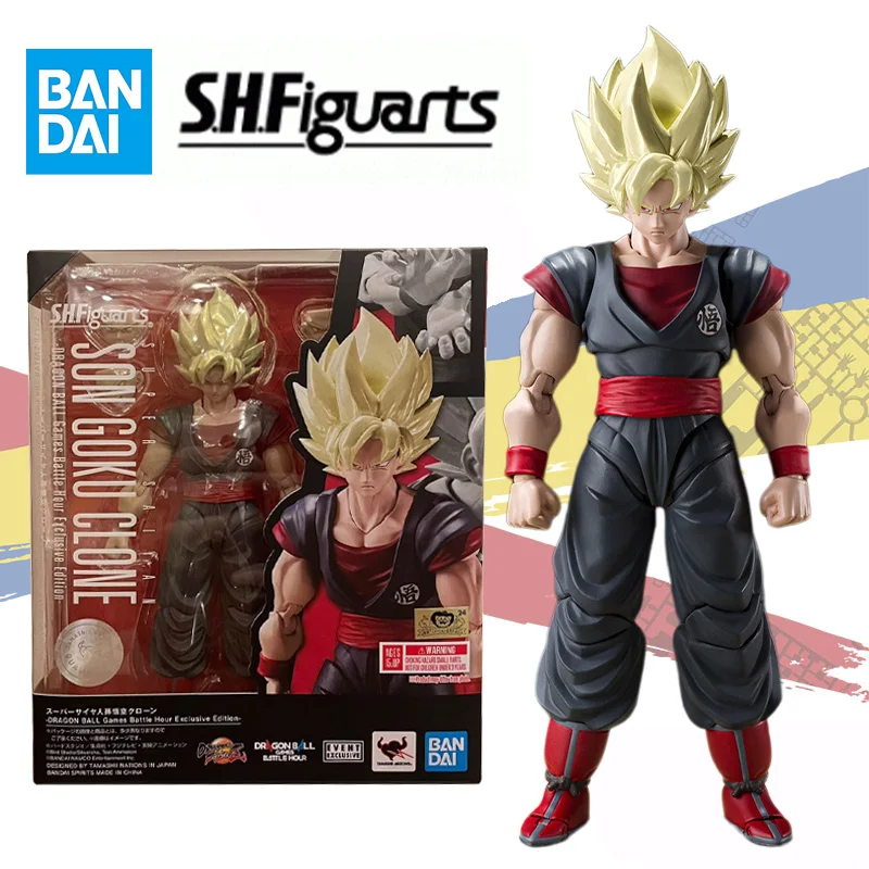 Bandai Оригинал S.H. Фигуртс SHF игры Драконий жемчуг сражение часы Сон Гоку клон аниме экшн-фигурка Готовая модель Робот игрушка подарок
Bandai Оригинал S.H. Фигуртс SHF игры Драконий жемчуг сражение часы Сон Гоку клон аниме экшн-фигурка Готовая модель Робот игрушка подарок