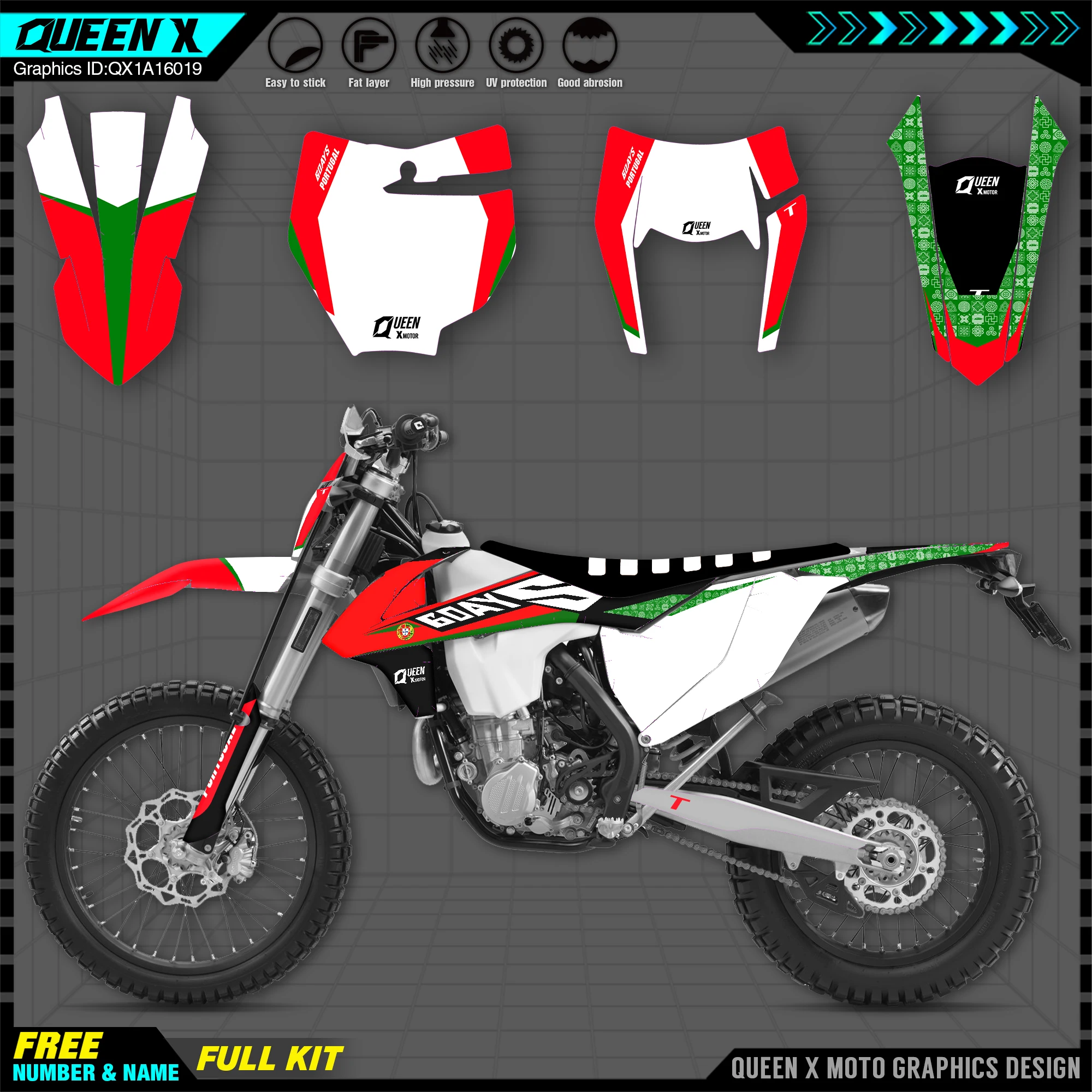 QUEEN X MOTOR Custom Team графические наклейки, Набор наклеек для KTM SIXDAYS 2016 2017 2018 SX SXF , 2017 2018 2019 EXC XC-W 019
QUEEN X MOTOR Custom Team графические наклейки, Набор наклеек для KTM SIXDAYS 2016 2017 2018 SX SXF , 2017 2018 2019 EXC XC-W 019