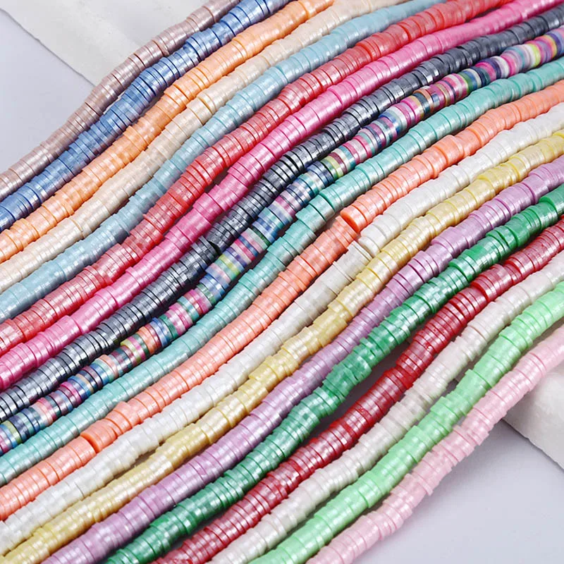 New Color Plating Rainbow Shiny Color 6mm Flat Round Polymer Clay Beads Chip Disk Loose Spacer Beads For Jewelry Making DIY 15"
New Color Plating Rainbow Shiny Color 6mm Flat Round Polymer Clay Beads Chip Disk Loose Spacer Beads For Jewelry Making DIY 15"