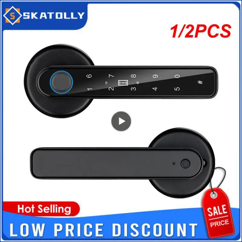 1/2PCS bluetooth-compatible Electronic Door Lock with 2 Keys Door Knobs Lock Keyless Entry Fingerprint Security Handle Lock for
1/2PCS bluetooth-compatible Electronic Door Lock with 2 Keys Door Knobs Lock Keyless Entry Fingerprint Security Handle Lock for