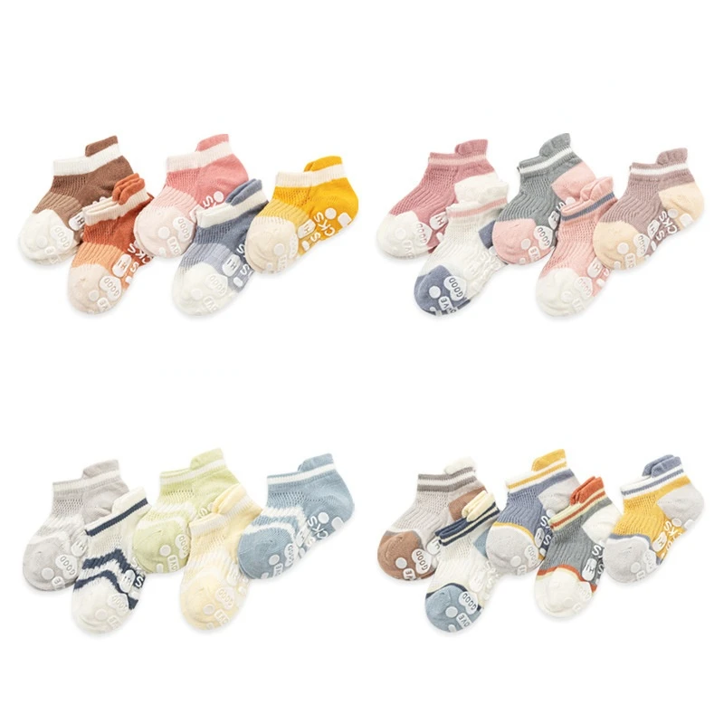 5 Pairs/lot 0 To 12year Summer Baby Socks Striped Infant Baby Floor Socks Soft Cotton Anti-slip Boat Socks for Girls Boys
5 Pairs/lot 0 To 12year Summer Baby Socks Striped Infant Baby Floor Socks Soft Cotton Anti-slip Boat Socks for Girls Boys