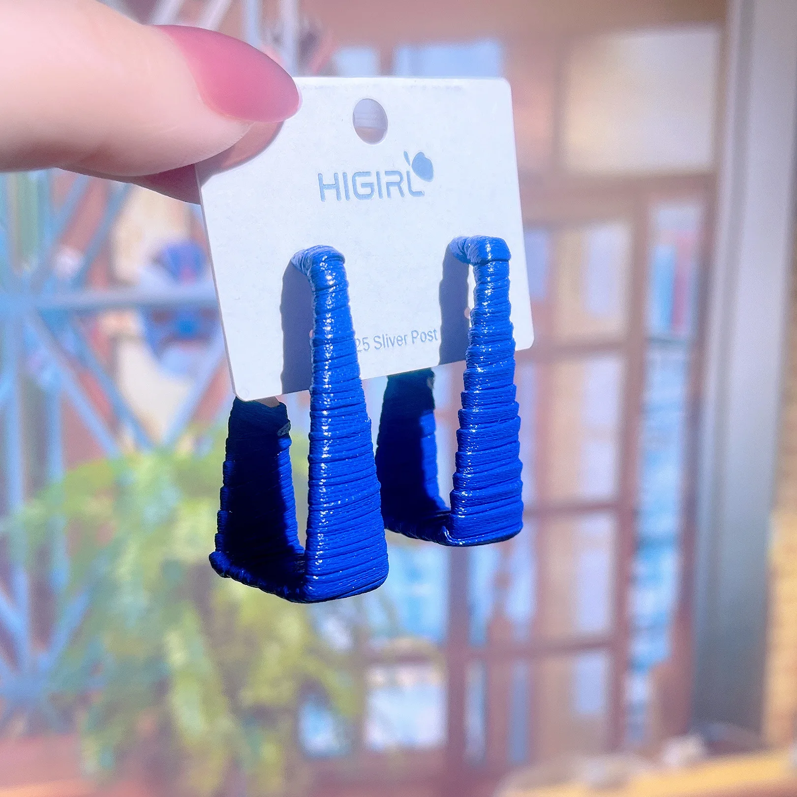 925 Silver Klein Blue Geometric Trapezoidal Earrings Temperament High Sense of Personality Earrings Women Wholesale Jewelry
925 Silver Klein Blue Geometric Trapezoidal Earrings Temperament High Sense of Personality Earrings Women Wholesale Jewelry