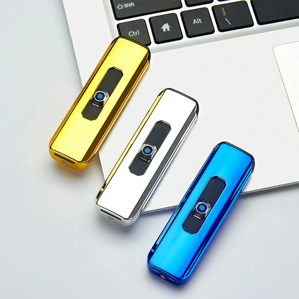 Electric USB Lighter Rechargeable Portable Windproof Smoking Accessories Cool Tools Multicolor Lighters Ultra-thin Men's Gifts
Electric USB Lighter Rechargeable Portable Windproof Smoking Accessories Cool Tools Multicolor Lighters Ultra-thin Men's Gifts