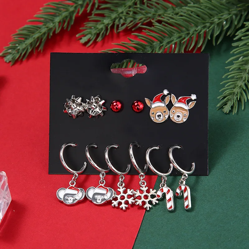 2022 Christmas Earring Set Fashion Christmas Jewelry Set For Gifts Women Luxury Earring Kit Cute Elk Snowflake Earring Wholesale
2022 Christmas Earring Set Fashion Christmas Jewelry Set For Gifts Women Luxury Earring Kit Cute Elk Snowflake Earring Wholesale