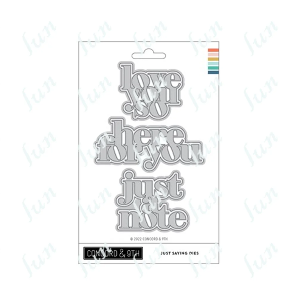 Just Saying Cut Die Arrival New Paper Craft Metal Cutting Dies Diy Scrapbooking Greeting Card Drawing Coloring Decoration Molds
Just Saying Cut Die Arrival New Paper Craft Metal Cutting Dies Diy Scrapbooking Greeting Card Drawing Coloring Decoration Molds