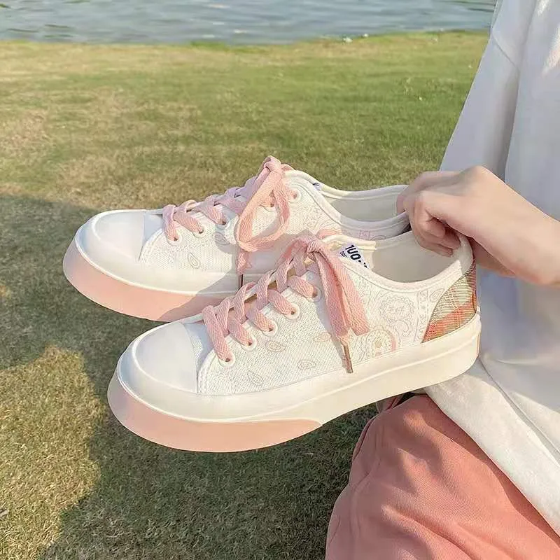 Pink Flats Canvas Shoes Sneakers For Women 2022 Hit Casual Student Harajuku Shoes Sweet Lace Up Fashion Kawaii Ladies Flat Cute
Pink Flats Canvas Shoes Sneakers For Women 2022 Hit Casual Student Harajuku Shoes Sweet Lace Up Fashion Kawaii Ladies Flat Cute