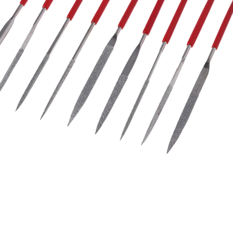 140mm Needle Files Carving Jeweler Diamond Metal Glass Stone Craft Tool 10pcs
140mm Needle Files Carving Jeweler Diamond Metal Glass Stone Craft Tool 10pcs