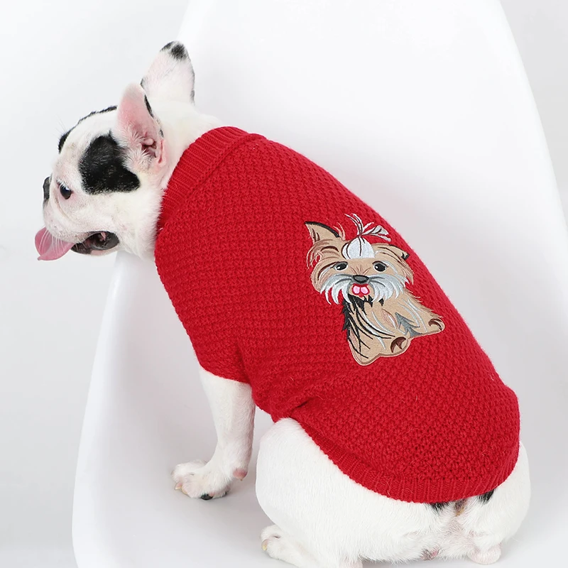 Pet Apparels Knitted Funny Cat Pattern Pet Costumes Luxury Pet Dog Cat Sweater Clothes
Pet Apparels Knitted Funny Cat Pattern Pet Costumes Luxury Pet Dog Cat Sweater Clothes