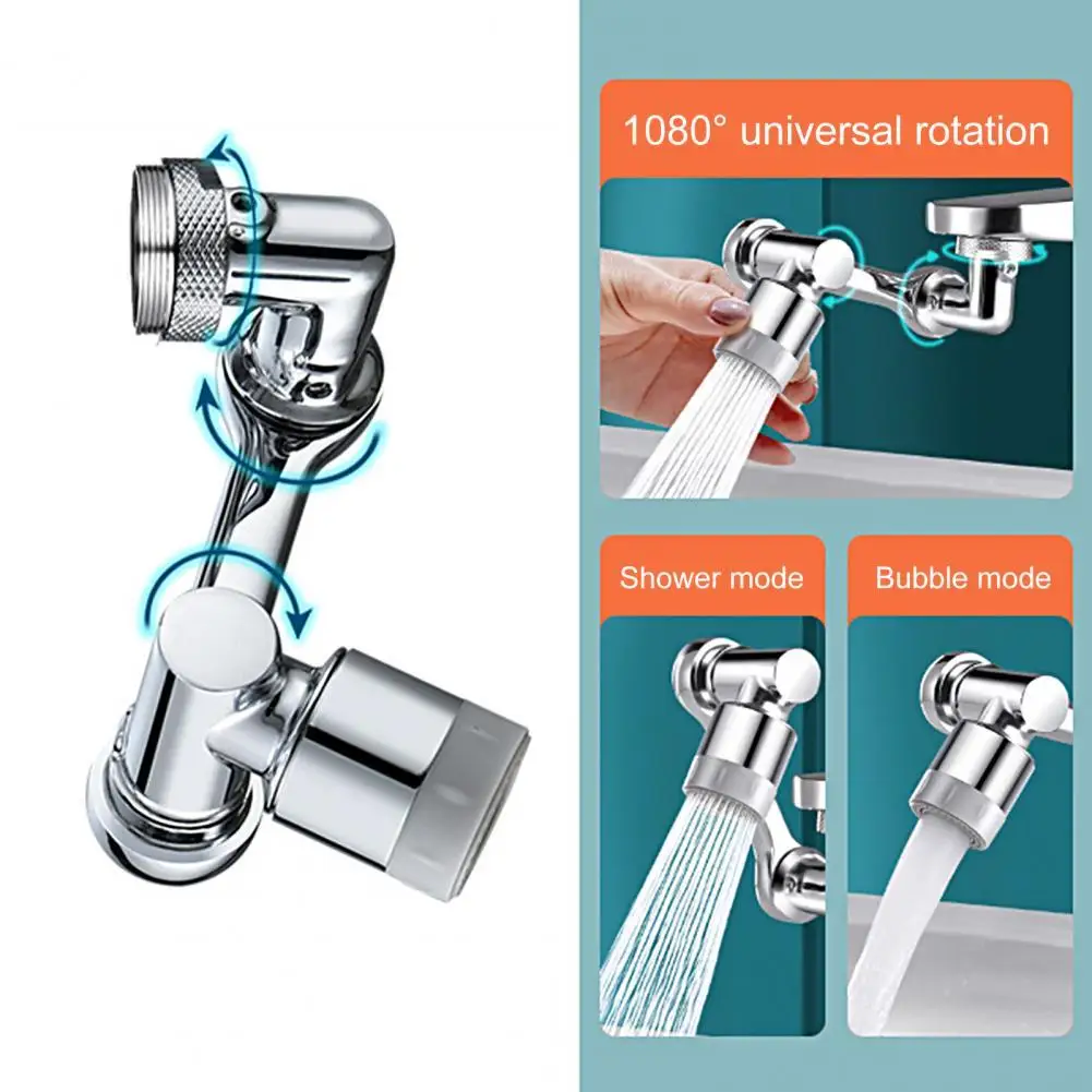 Universal 1080° Rotation Faucet Aerator Splash Filter Kitchen Tap Extend Water Nozzle Water-Saving Faucets Bubbler for Household
Universal 1080° Rotation Faucet Aerator Splash Filter Kitchen Tap Extend Water Nozzle Water-Saving Faucets Bubbler for Household