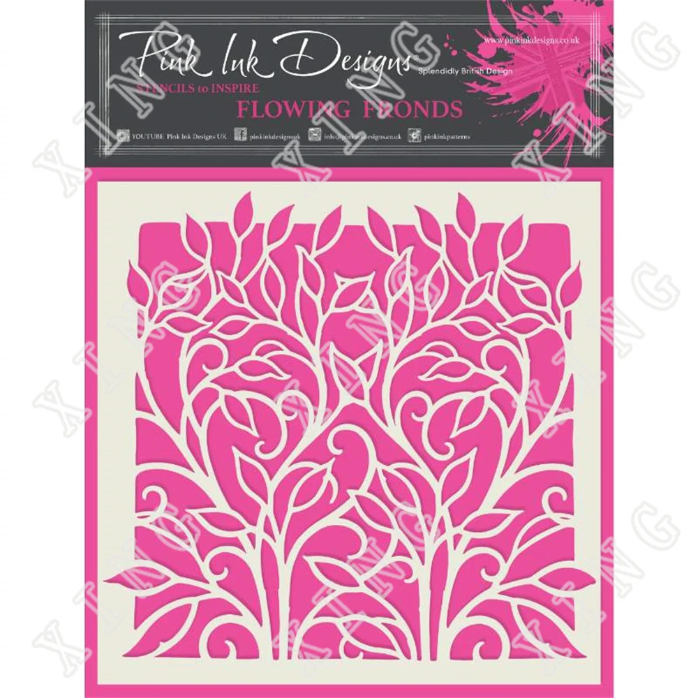 Flowing Fronds New Diy Embossing Paper Card Template Craft Layering Stencils for Walls Painting Scrapbooking Stamp Album Decor
Flowing Fronds New Diy Embossing Paper Card Template Craft Layering Stencils for Walls Painting Scrapbooking Stamp Album Decor