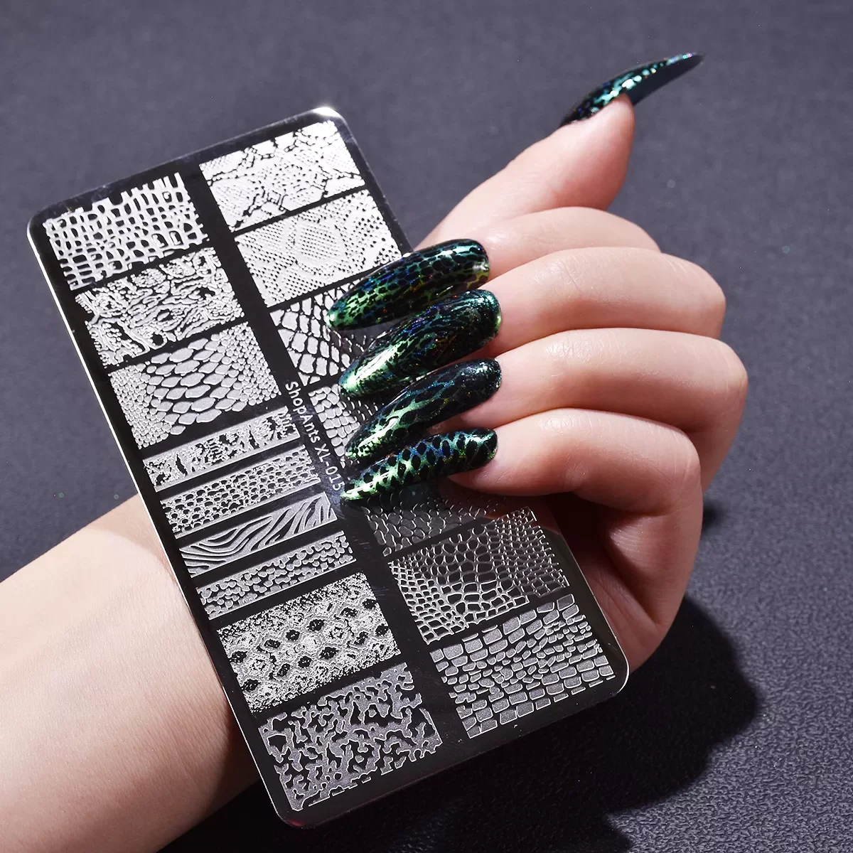 Nail Art Stamping Plate 2021 NEW Designs Snake Skin Alligator Flower Image Natural Pattern Printing Stencil Nail Stamp Templates
Nail Art Stamping Plate 2021 NEW Designs Snake Skin Alligator Flower Image Natural Pattern Printing Stencil Nail Stamp Templates