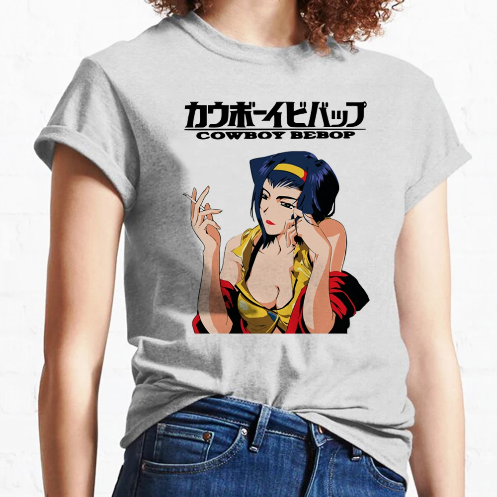 Топ Cowboy Bebop женский с японским комиксом, футболка с графическим принтом, забавная уличная одежда
Топ Cowboy Bebop женский с японским комиксом, футболка с графическим принтом, забавная уличная одежда