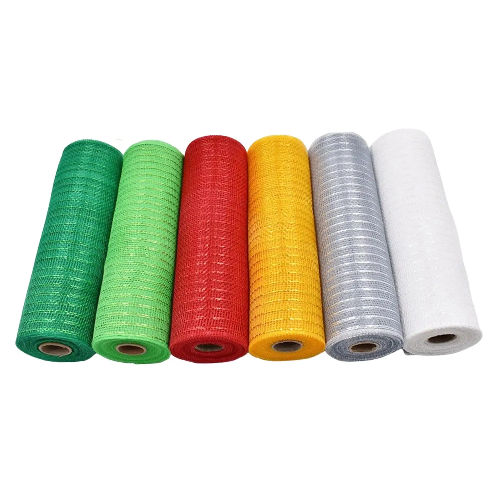 6 Rolls Mesh Ribbon Deco Metallic Foil Rolls Wrapping Ribbon for Wreath Decoration Floral Arrangements Harvest Valentine'S
6 Rolls Mesh Ribbon Deco Metallic Foil Rolls Wrapping Ribbon for Wreath Decoration Floral Arrangements Harvest Valentine'S
