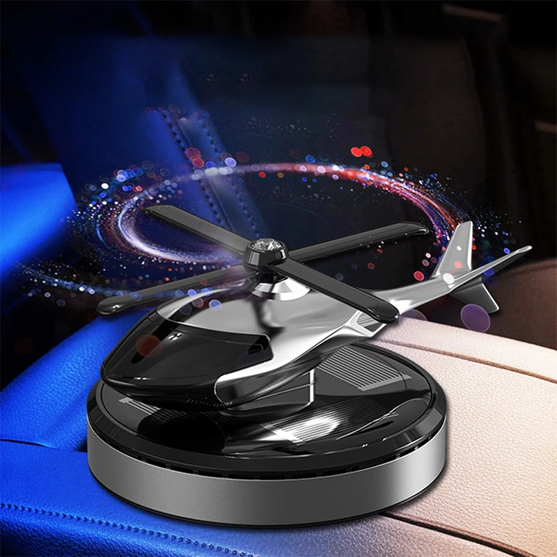 Creative Solar Power Helicopter Air Freshener Car Dashboard Airjet Fragrance Solar Energy Airplane Diffuser Alloy Plane Aroma
Creative Solar Power Helicopter Air Freshener Car Dashboard Airjet Fragrance Solar Energy Airplane Diffuser Alloy Plane Aroma