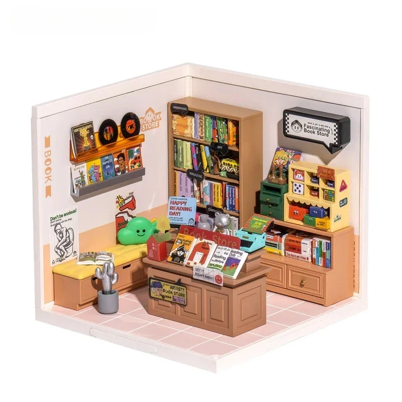 DIY Super Creator Miniature Kit Bookstore Experience The Fascinating World of Making 3D Puzzle for Kids Science Toys
DIY Super Creator Miniature Kit Bookstore Experience The Fascinating World of Making 3D Puzzle for Kids Science Toys